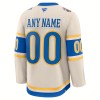Miehille NHL St. Louis Blues Pelipaita Custom Fanatics Premium NHL 2024-25 Winter Classic Valkoinen